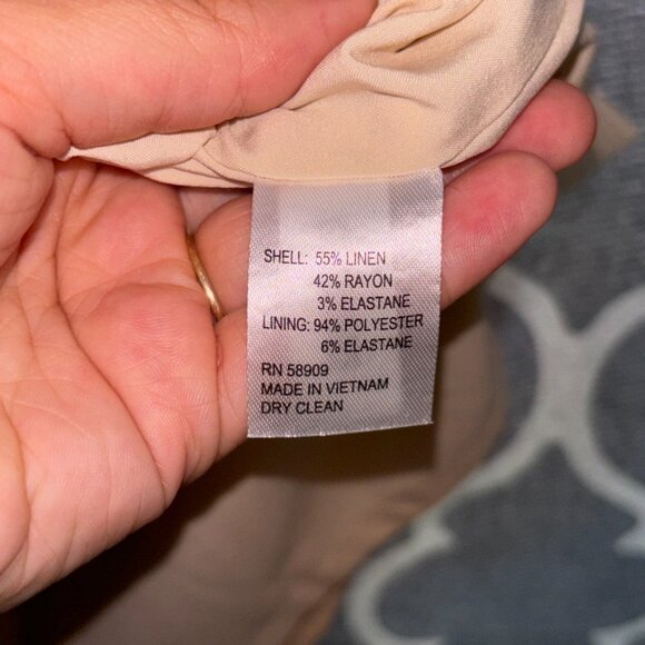 Antonio Melani Dress Avery, Natural Cream, Women's 12, Short Sleeve Pencil Dress - Picture 7 of 8